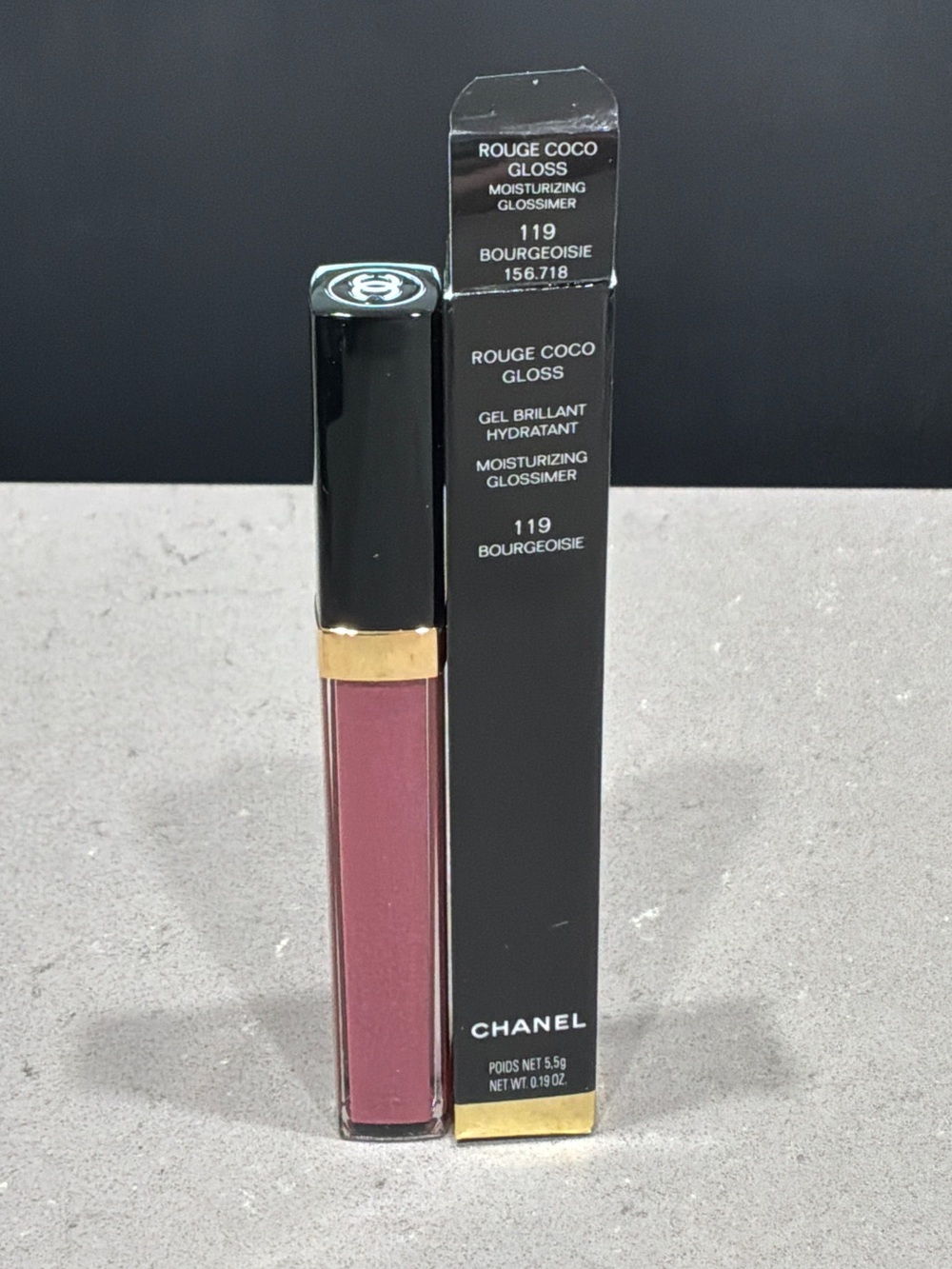 CHANEL Rouge Coco Gloss # 119 Bourgeoisie - New/Unused
